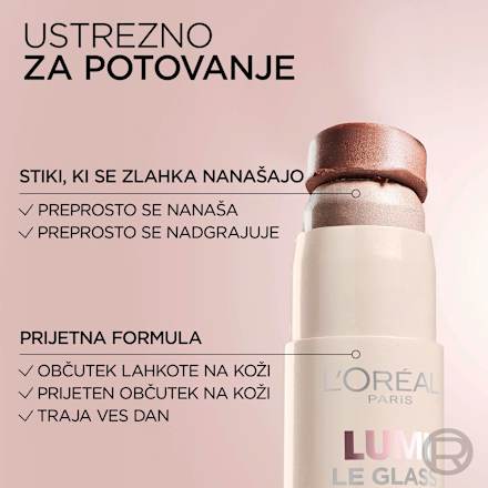 Osvetljevalec v stiku Lumi Le Glass, 610 Pearl Eclat L'ORÉAL PARiS