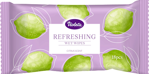Refreshing vlažne maramice Citrus, više vrsta Violeta