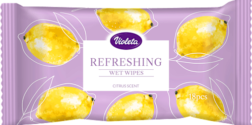 Refreshing vlažne maramice Citrus, više vrsta Violeta