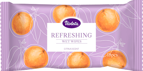 Refreshing vlažne maramice Citrus, više vrsta Violeta