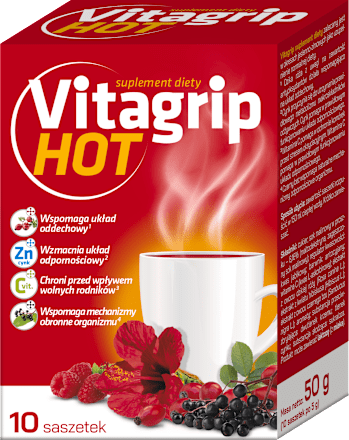 Suplement diety wspomagający odporność Vitagrip, saszetki  DR VITA