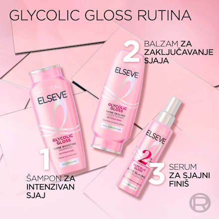 Šampon za kosu Glycolic Gloss L'ORÉAL PARiS ELSEVE