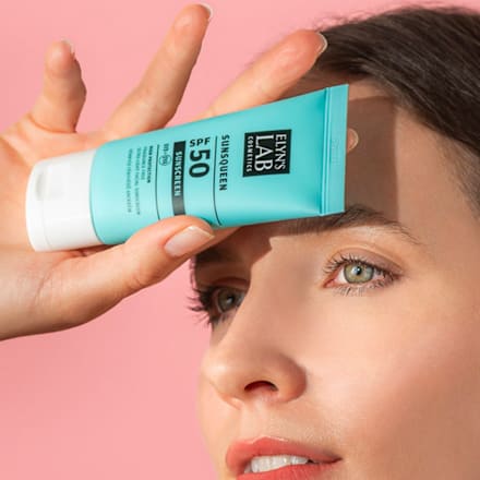 Cremă de față cu protecție solară Sunsqueen SPF50 Invisible Aqua Elyn's Lab
