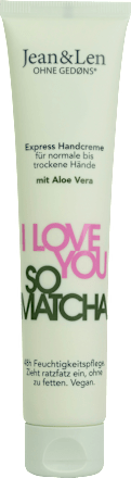 Handcreme I Love You So Matcha Jean&Len