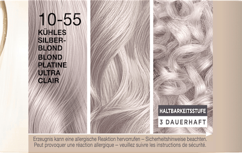 Haarfarbe 10-55 Kühles Silberblond Schwarzkopf CREME SUPREME