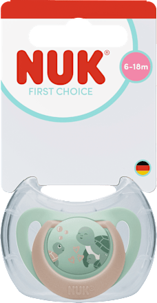 Залъгалка First Choise зелена, 6-18м.  NUK