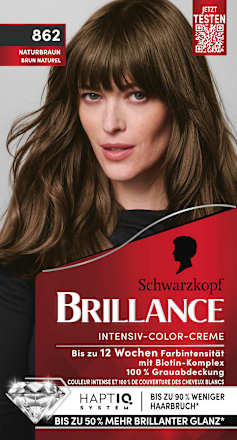 Intensiv-Color-Creme 862 Naturbraun Schwarzkopf Brillance