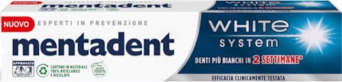 Dentifricio WHITE System ORIGINAL mentadent
