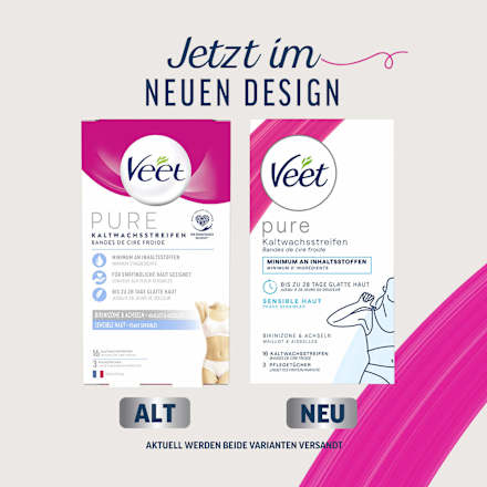 Kaltwachsstreifen Bikini & Achseln Veet