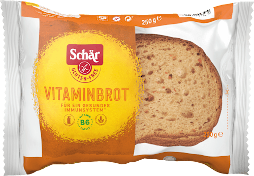 Brot, Vitaminbrot (5 Stück), glutenfrei Schär