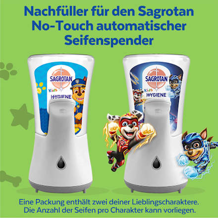 Seifenspender No Touch Kids Entdecker-Power Nachfüllpack Sagrotan