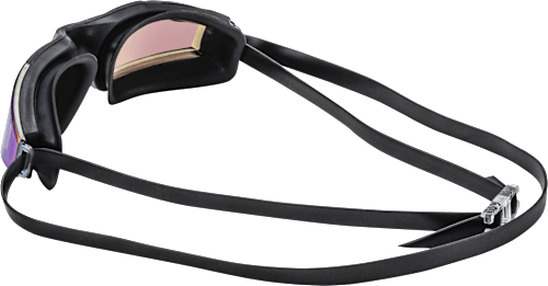 Schwimmbrille Kids, schwarzer Rahmen, bunt verspiegelt SUNDANCE