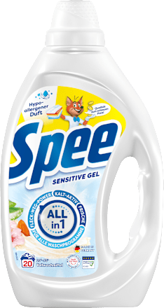 Vollwaschmittel Sensitive Gel Spee