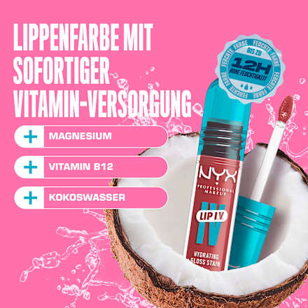 Lipgloss LIP IV Stain 17 Petal Pourin' NYX PROFESSIONAL MAKEUP