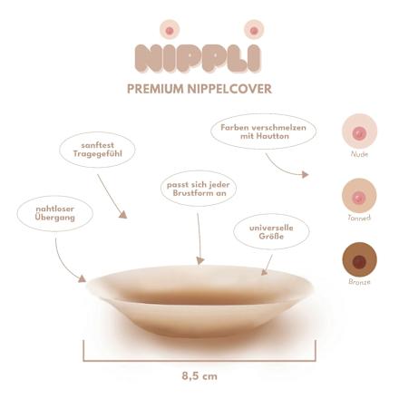 Nippelcover Nude Mit Kleber (2 Paar) NIPPLI EUROPE GmbH