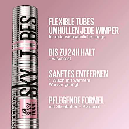 Mascara Sky High Tubes Very Black MAYBELLINE NEW YORK