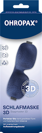 Schlafmaske 3D blau Ohropax