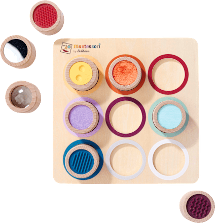 Fühlbrett Montessori Eichhorn