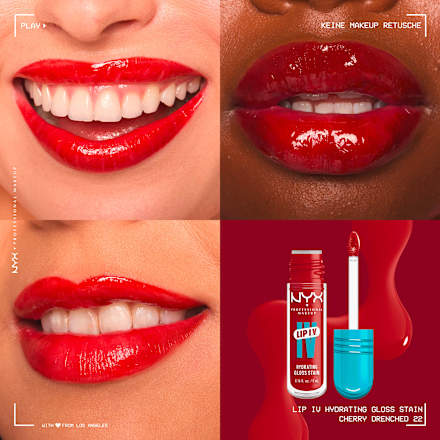 Lipgloss LIP IV Stain 22 Cherry Drenched NYX PROFESSIONAL MAKEUP