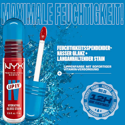 Lipgloss LIP IV Stain 22 Cherry Drenched NYX PROFESSIONAL MAKEUP