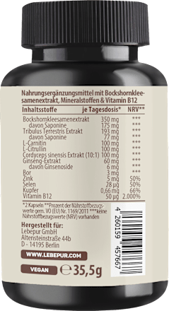 Männer Komplex Kapseln 60 St Lebepur