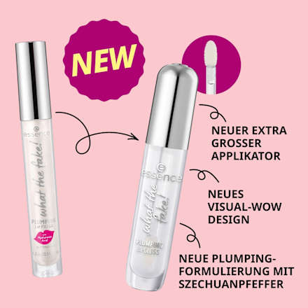 what the fake! PLUMPING sjaj za usne - 101 Main Squeeze essence