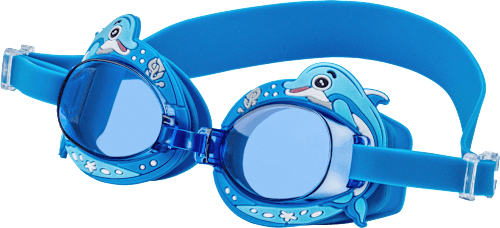plavecké brýle dětské, modré s motivem delfína SUNDANCE