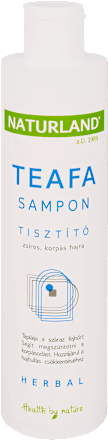 Teafa sampon, zsíros, korpás hajra NATURLAND