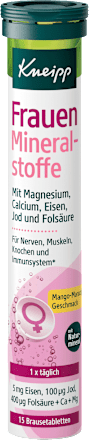 Brausetabletten Frauen Mineralstoffe Kneipp