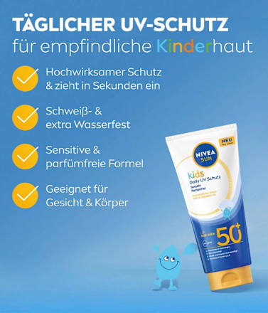 Sonnencreme Kids Daily UV Schutz LSF 50+ NIVEA SUN