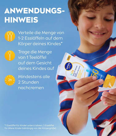 Sonnencreme Kids Daily UV Schutz LSF 50+ NIVEA SUN