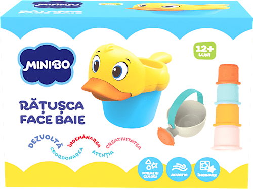 Jucărie pentru baie în formă de rățușcă Minibo