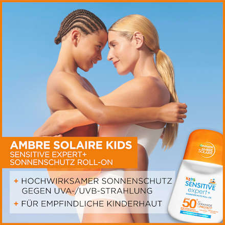 Sonnenroller Kids Sensitive Expert LSF 50 Garnier Ambre Solaire
