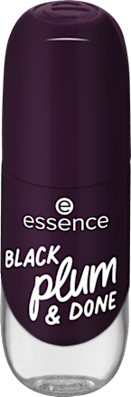Gélový lak na nechty - 84 Black Plum & Done essence