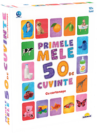 Primele 50 de cuvine cu cartonașe Smile Games