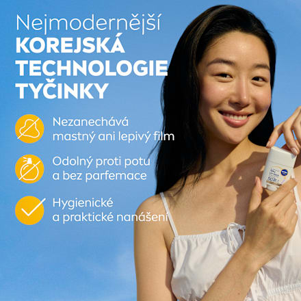 pleťový krém v tyčince SPF50+ NIVEA SUN
