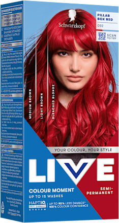 LIVE barva na vlasy Pillar box Red 92 Schwarzkopf LIVE