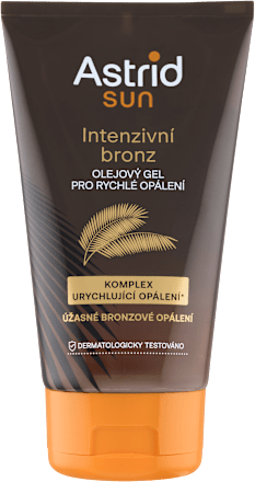 sun olejový gel pro rychlé opálení Astrid