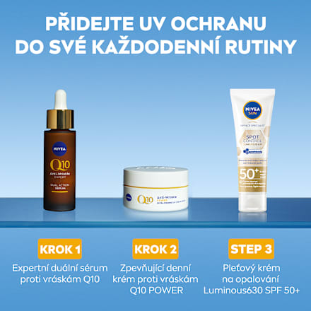 pleťový krém na opalování Luminous 630 SPF50+ NIVEA SUN