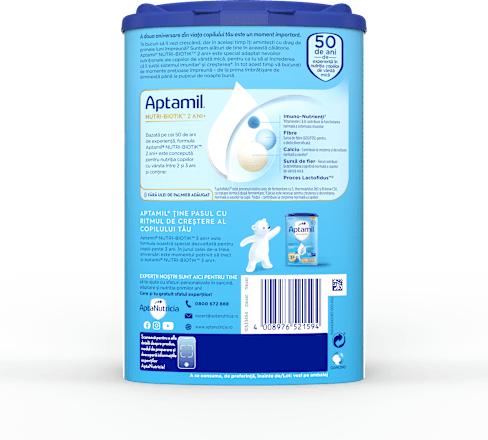 Lapte praf 2+, 2-3 ani Aptamil