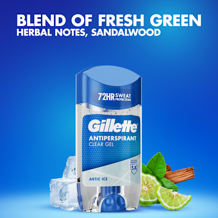 antiperspirant gel stick Artic Ice Gillette