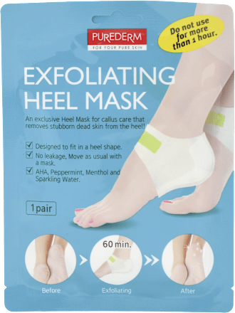Exfoliačná maska na päty (1 pár) PUREDERM
