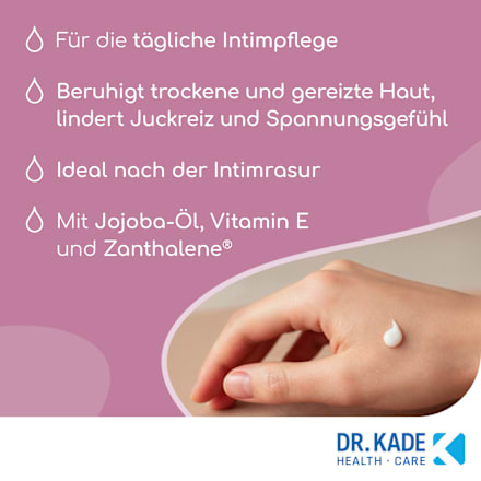 KadeFemin Intimpflegecreme für trockene und empfindliche Haut KadeFemin