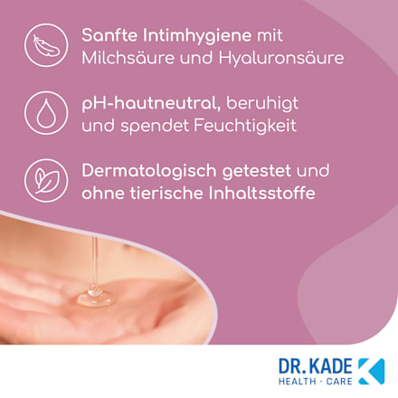 KadeFemin Intimwaschlotion für trockene und empfindliche Haut KadeFemin
