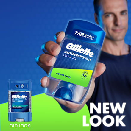 antiperspirant gel stick Power Rush Gillette