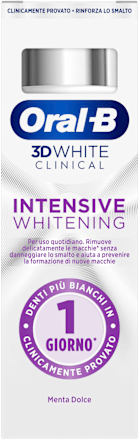 Dentifricio 3D WHITE CLINICAL INTENSIVE WHITENING Oral-B
