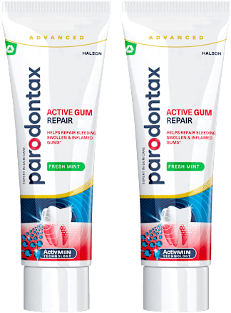 zubní pasta Aktivní obnova dásní Fresh Mint 2x75 ml parodontax