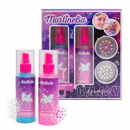 Glowy set spray de păr&corp pentru copii Martinelia