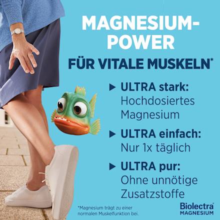 Biolectra Magnesium 400mg ultra Kapseln 40 St Biolectra
