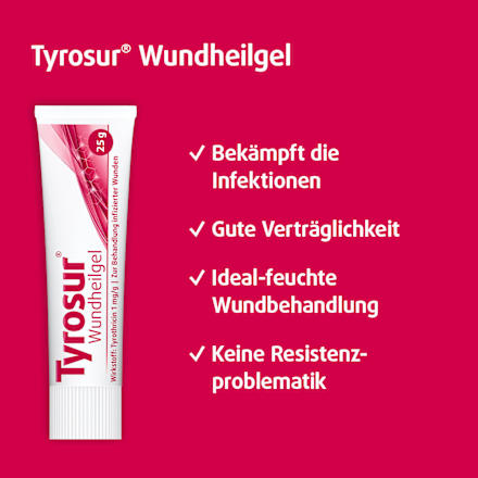 Tyrosur 1mg/g  Tyrothricin Wundheilgel Tyrosur